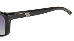Enrico Cavaldi sporty cool cut-out design temples metal inlay polarized sunglasses 68039