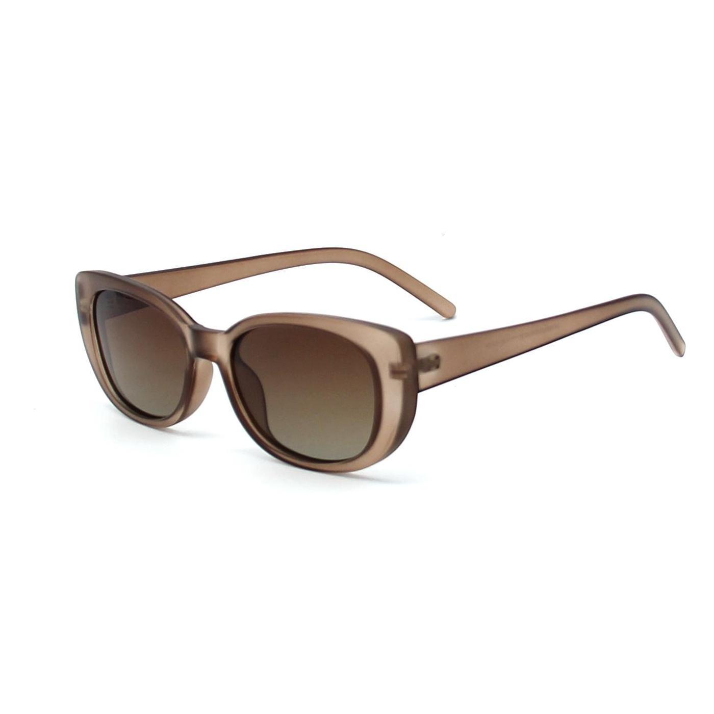 LEKE Polarized Sunglasses Compact solid colored glasses Trendy For Women 16015
