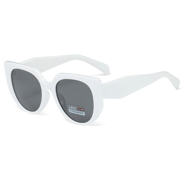 Leke Trendy Hip Hop Cat Eye Polarized Sunglasses 1889