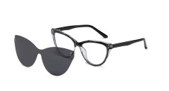 LEKE Dual Purpose Fashion Frame Magnetic Sleeve Polarized Sunglasses 8812