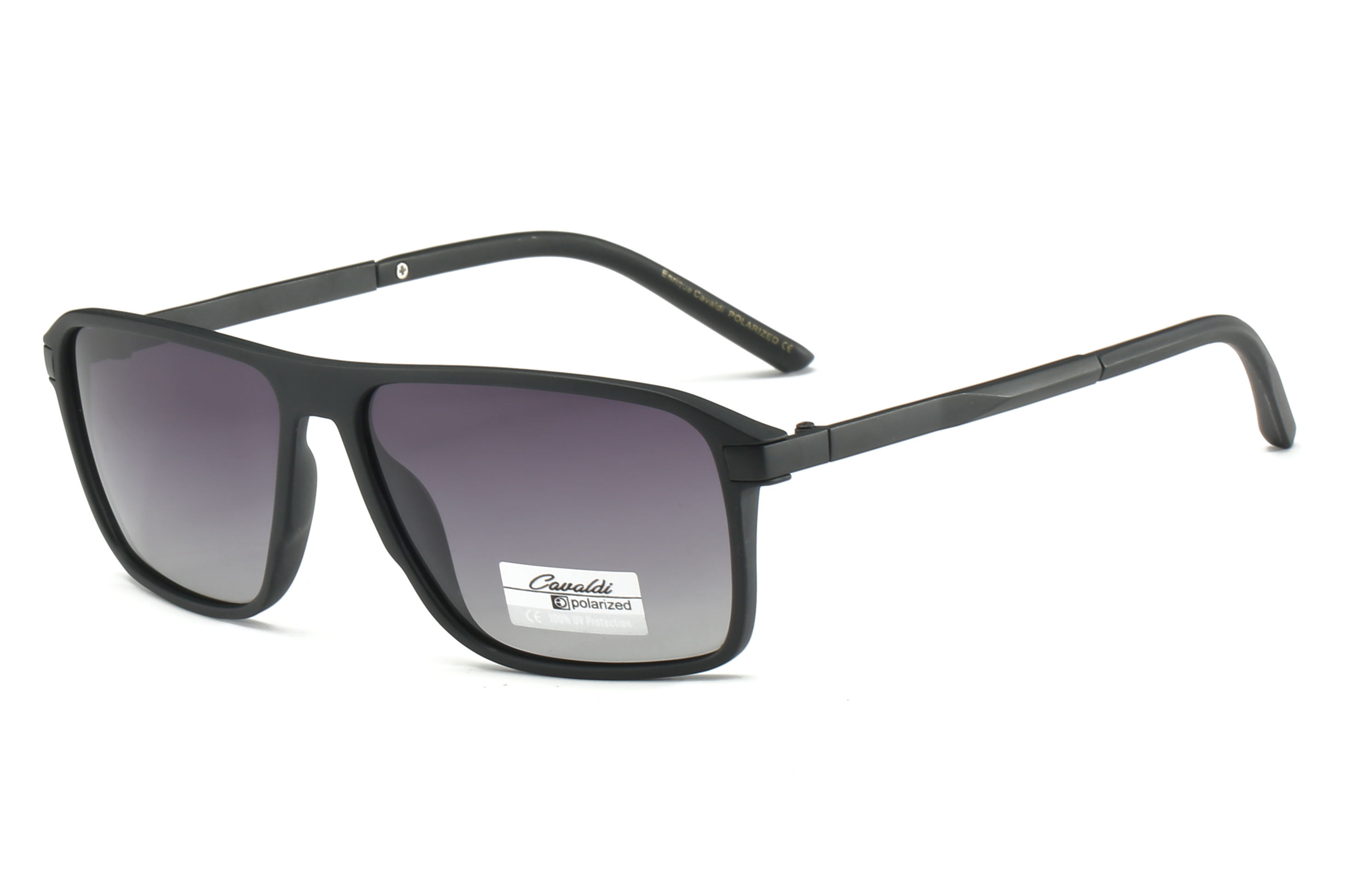 Enrico Cavaldi Cool Square Aviator Polarized Sunglasses 28039