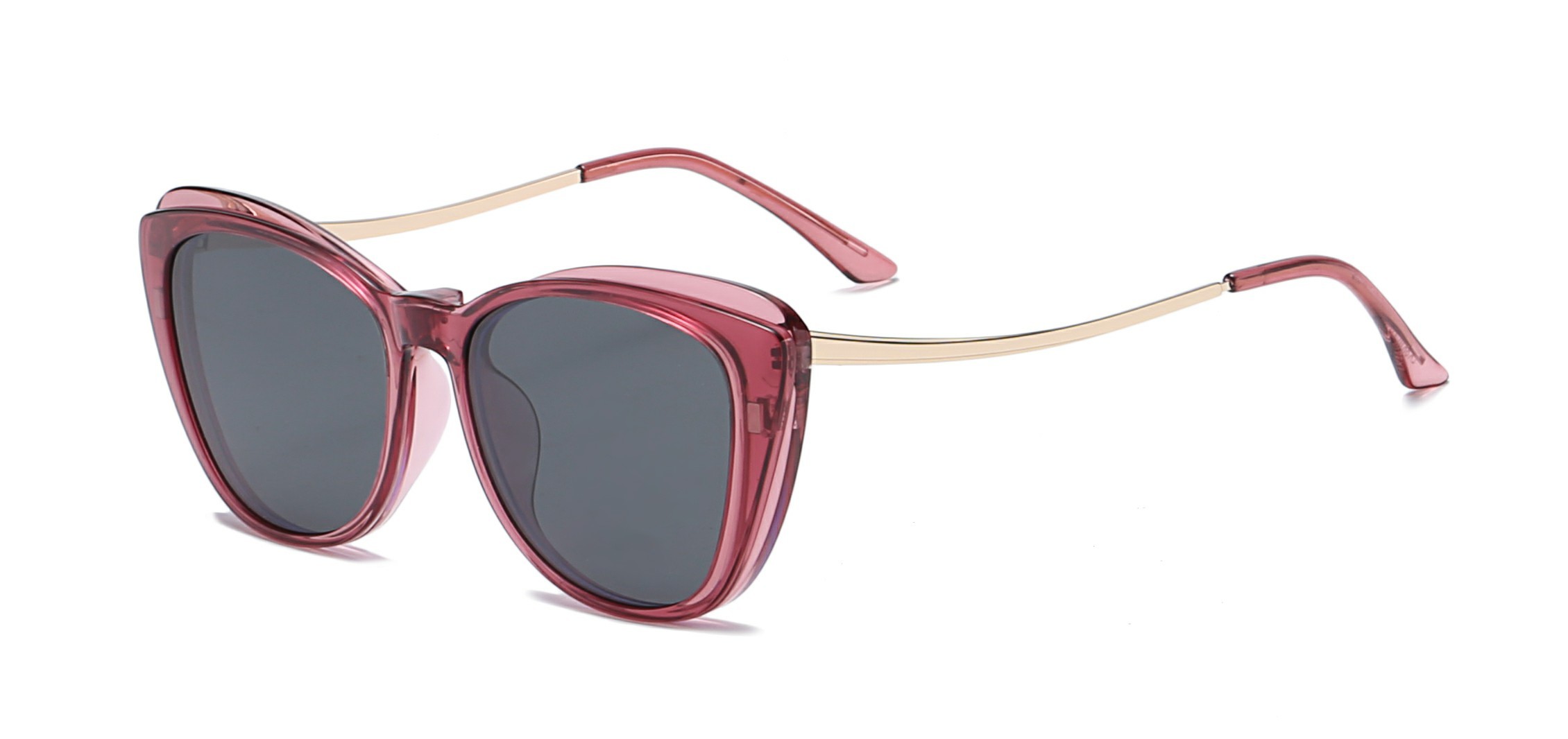 LEKE Cat Eye Design Magnetic Sleeve Polarized Sunglasses 8810