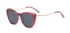 LEKE Cat Eye Design Magnetic Sleeve Polarized Sunglasses 8810