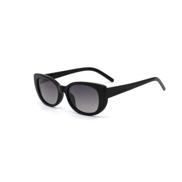 LEKE Polarized Sunglasses Compact solid colored glasses Trendy For Women 16015