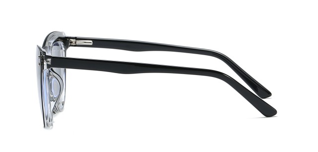 LEKE Dual Purpose Fashion Frame Magnetic Sleeve Polarized Sunglasses 8812