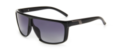 Enrico Cavaldi sporty cool cut-out design temples metal inlay polarized sunglasses 68039