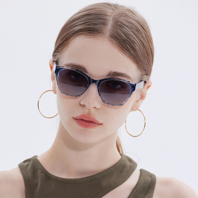 LEKE Polarized Sunglasses cat eye Trendy For Women 16013