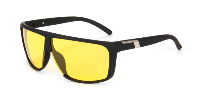 Enrico Cavaldi sporty cool cut-out design temples metal inlay polarized sunglasses 68039