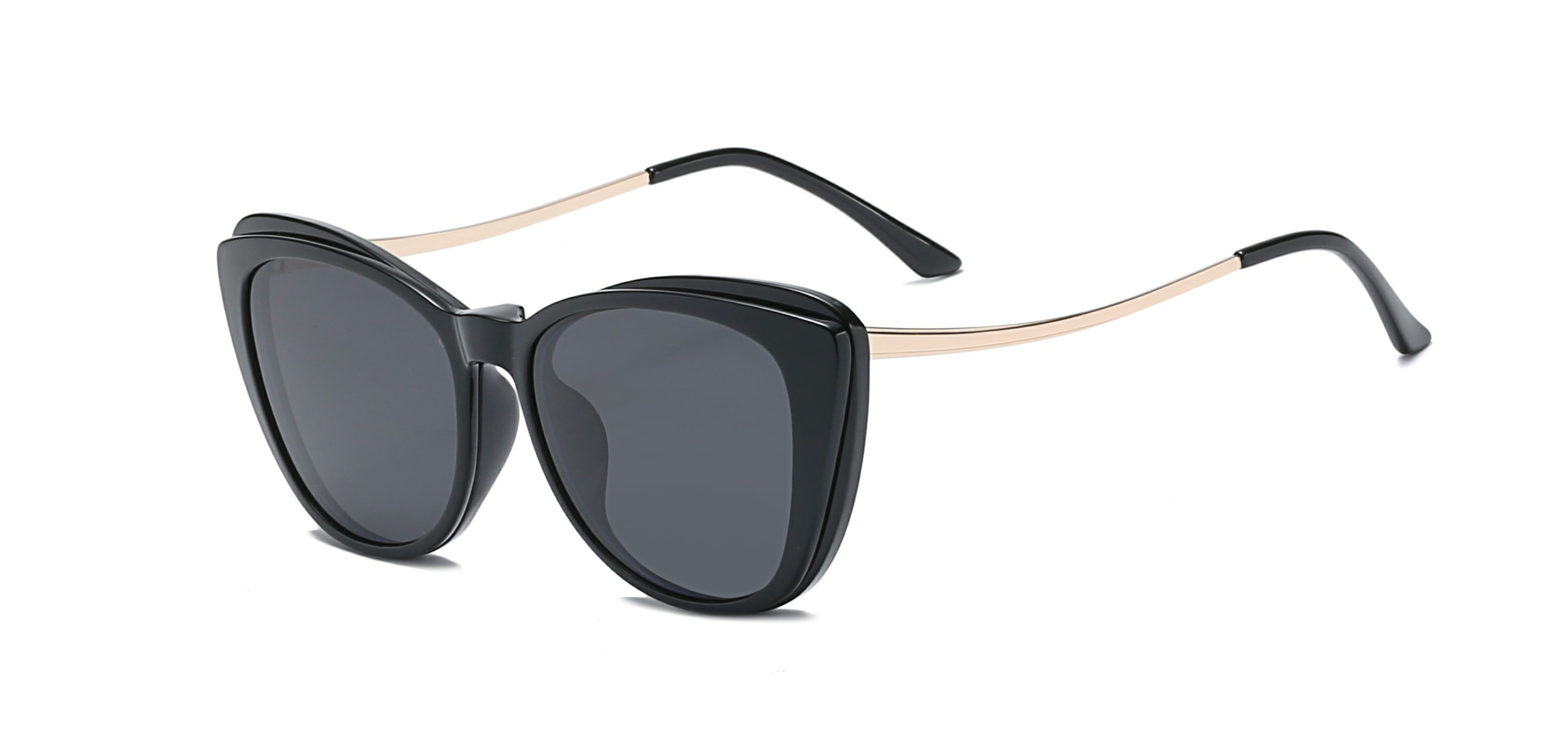 LEKE Cat Eye Design Magnetic Sleeve Polarized Sunglasses 8810