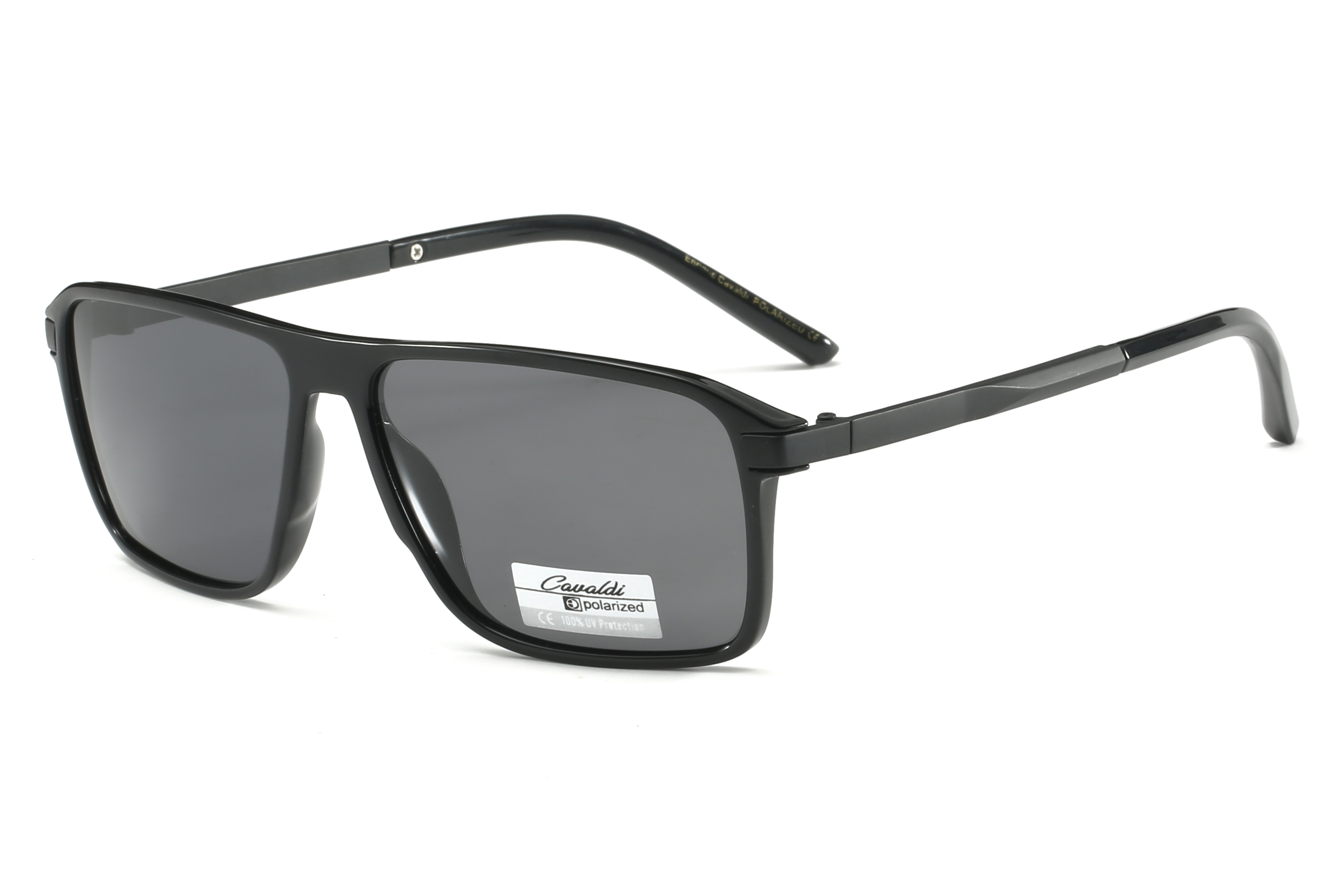Enrico Cavaldi Cool Square Aviator Polarized Sunglasses 28039