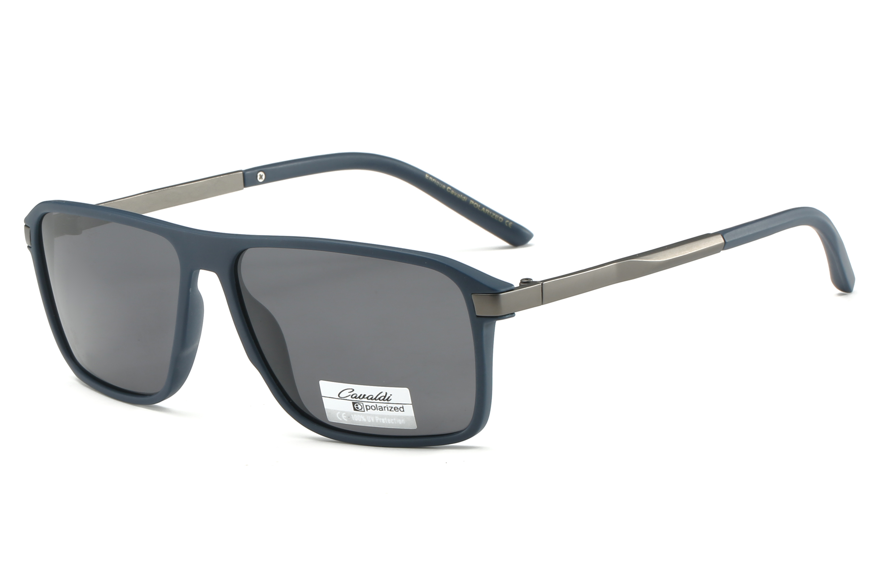 Enrico Cavaldi Cool Square Aviator Polarized Sunglasses 28039