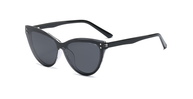 LEKE Dual Purpose Fashion Frame Magnetic Sleeve Polarized Sunglasses 8812