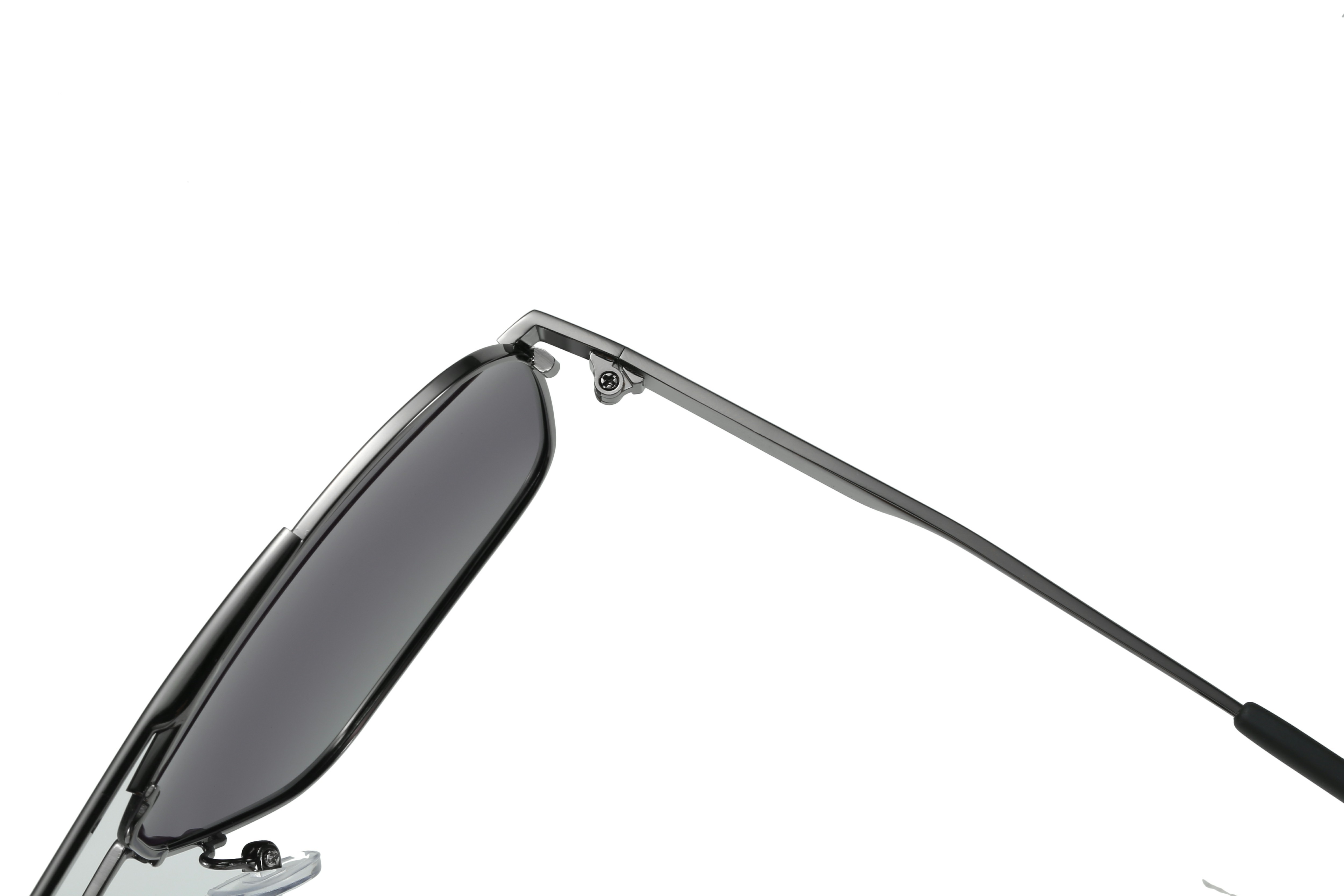 Enrico Cavaldi Double Crossbar Aviator Style Metal Leg Design Polarized Sunglasses 8663