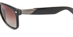 Enrico Cavaldi metal oval embellished temples metal pc temples design polarized sunglasses 68041