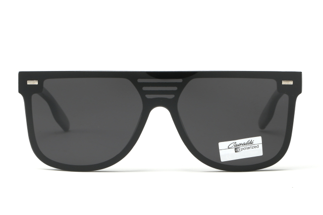 Enrique Cavaldi Polarized Sunglasses Square Frosted Frames 9704