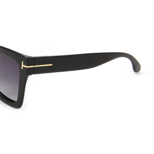 LEKE Polarized Sunglasses Box stitching color Trendy CA2712