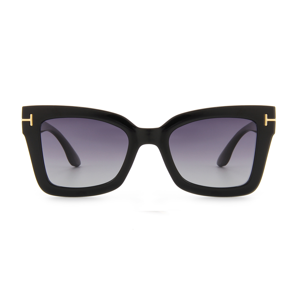 LEKE Polarized Sunglasses Box stitching color Trendy CA2712
