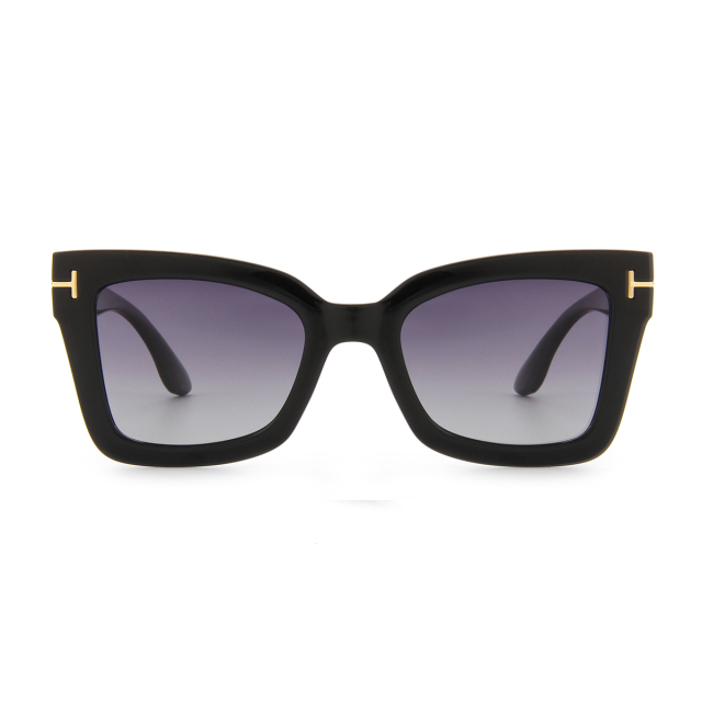 LEKE Polarized Sunglasses Box stitching color Trendy CA2712