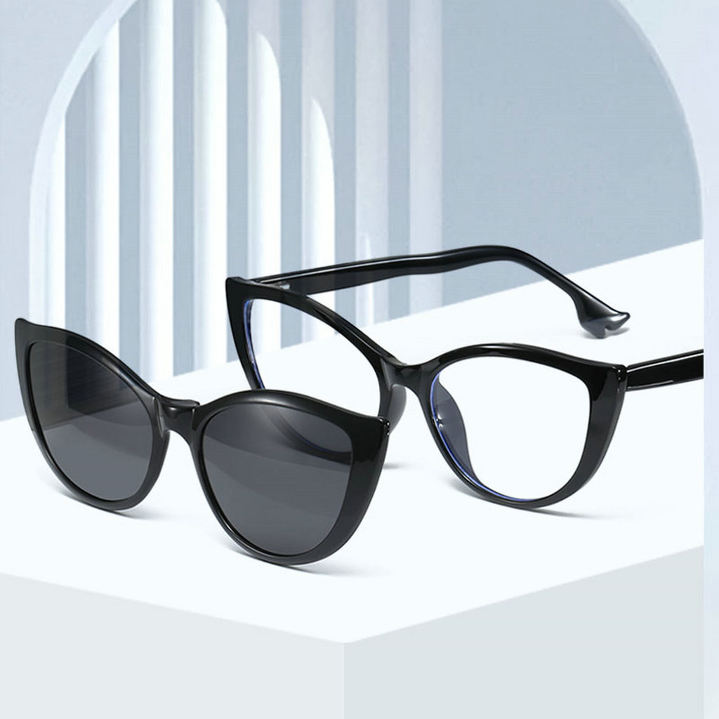 LEKE magnetic sleeve polarized sunglasses CP Pin insertion mirror leg UV400 8809