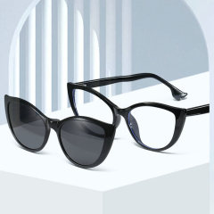 LEKE magnetic sleeve polarized sunglasses CP Pin insertion mirror leg UV400 8809