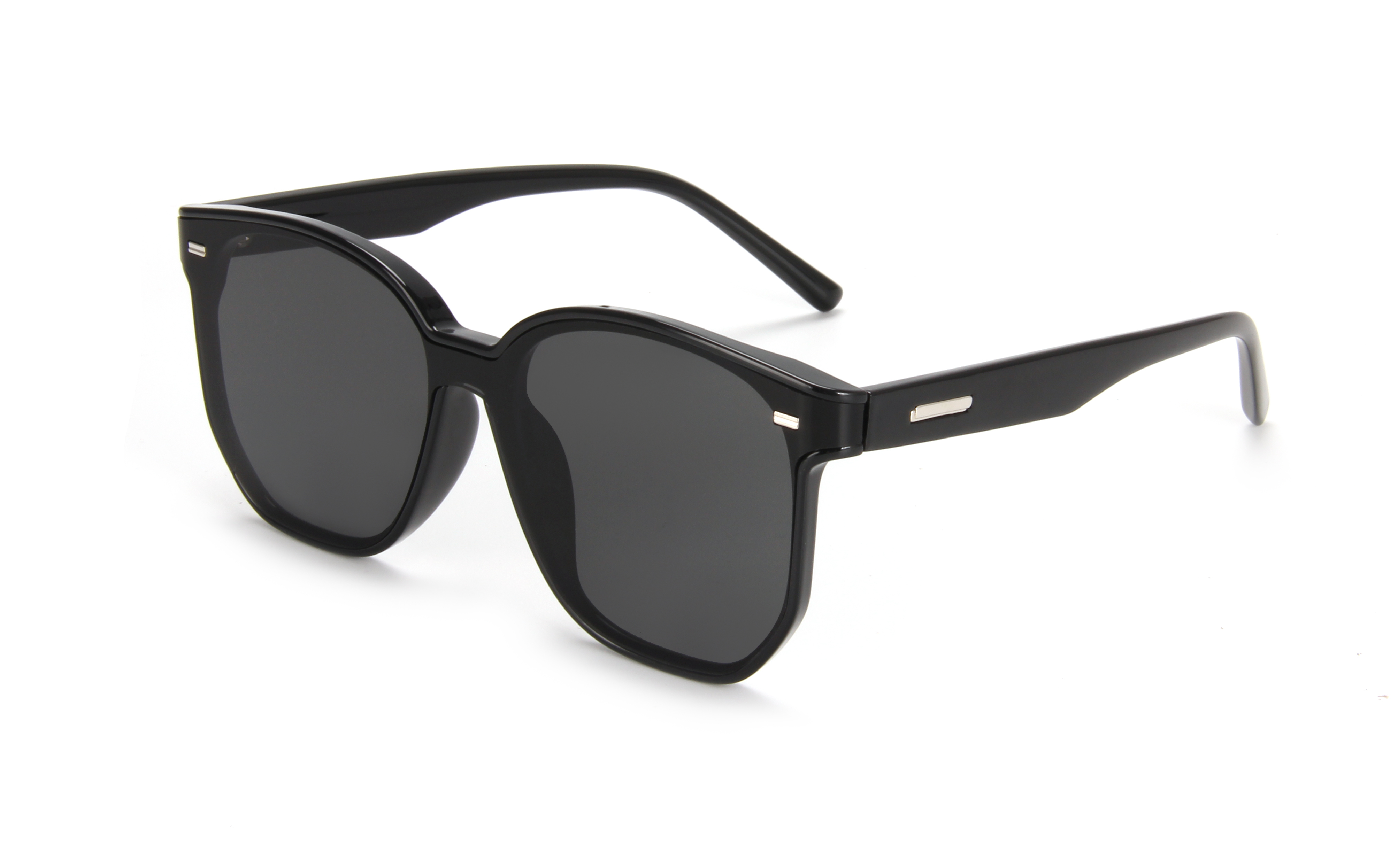 Curved curved lenses sunglasses for women, UV resistant nylon polarized sunglasses