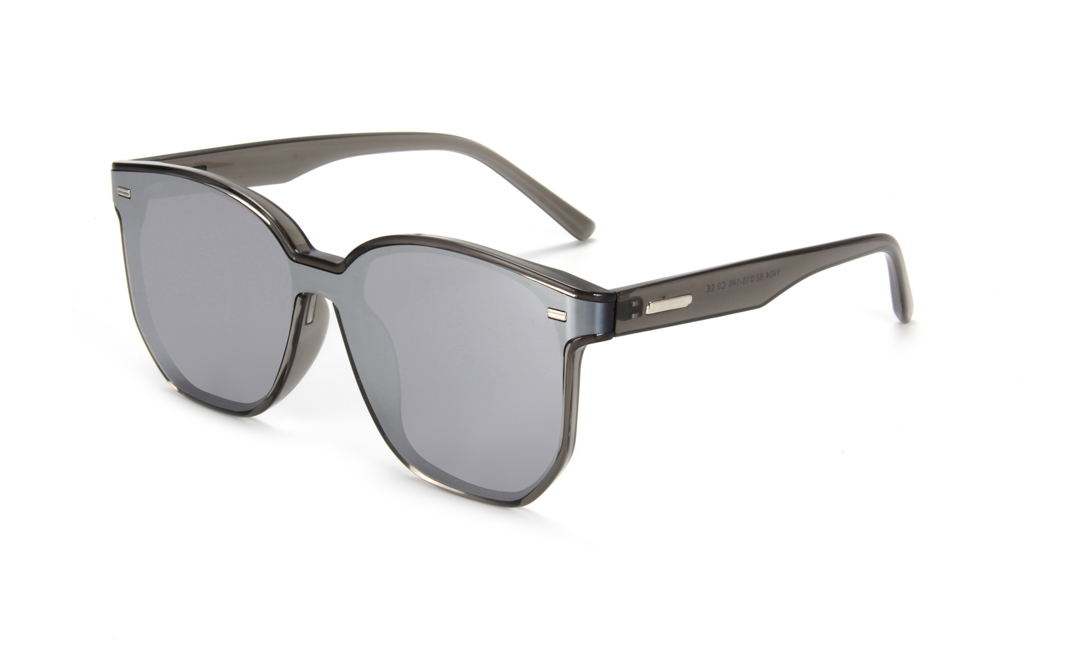 Curved curved lenses sunglasses for women, UV resistant nylon polarized sunglasses