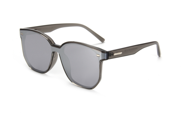 Curved curved lenses sunglasses for women, UV resistant nylon polarized sunglasses