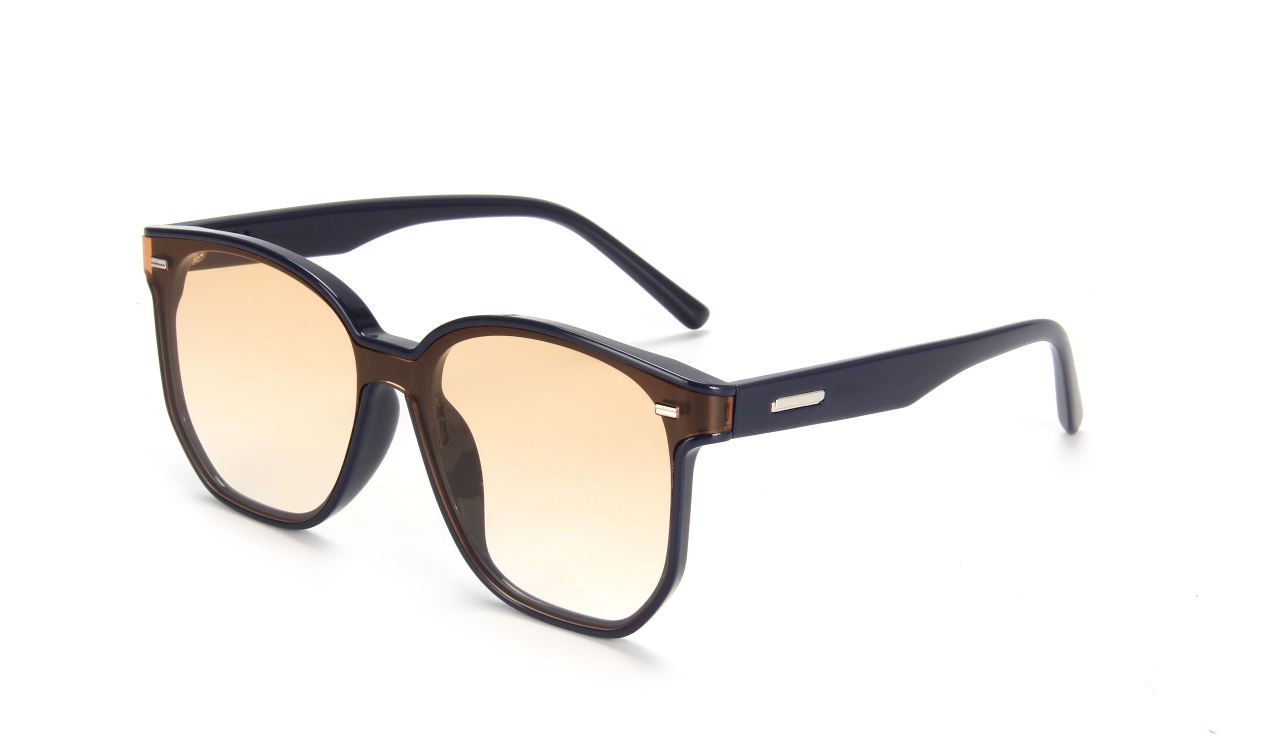 Curved curved lenses sunglasses for women, UV resistant nylon polarized sunglasses