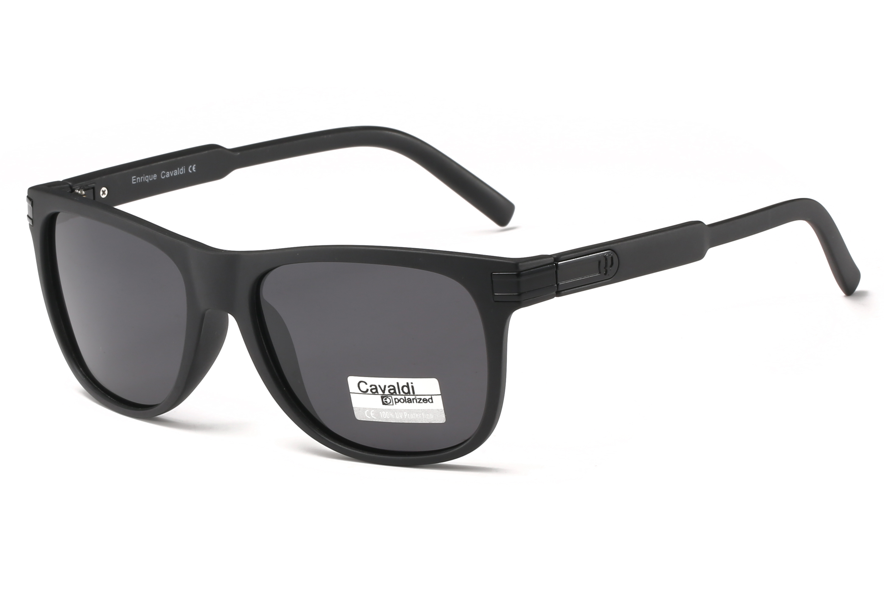 Enrique Cavaldi Polarized Sunglasses with Square Frame For Men 1101