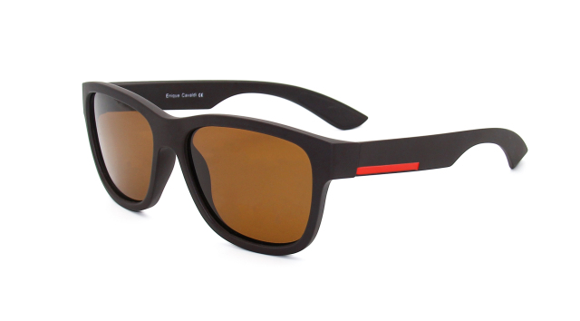 Enrique Cavaldi Polarized Sunglasses with Square Frame For Men 1022