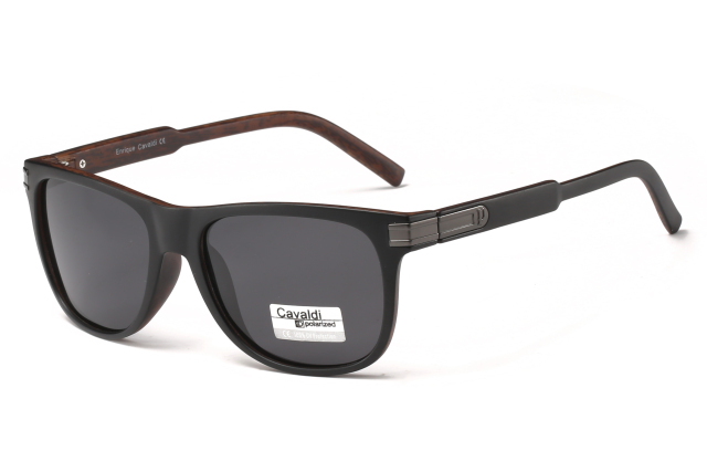 Enrique Cavaldi Polarized Sunglasses with Square Frame For Men 1101