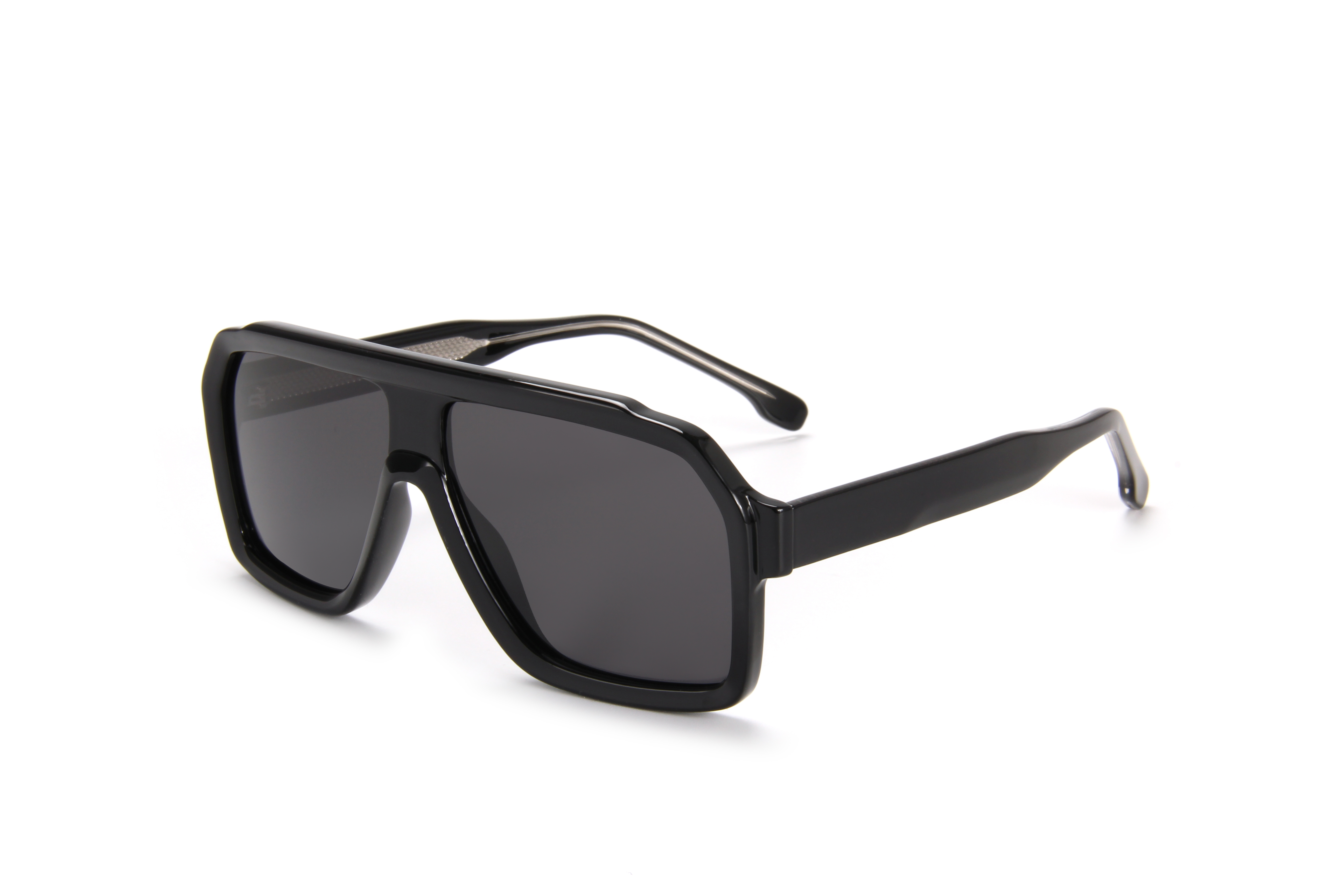 RIANOVA PC polarized sunglasses Square Frame Goggle Sunglasses Leg Pins 4006