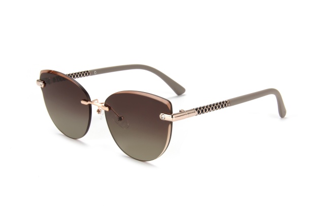 RIANOVA PC polarized sunglasses borderless Rimless inlaid lenses with cut edges 2004