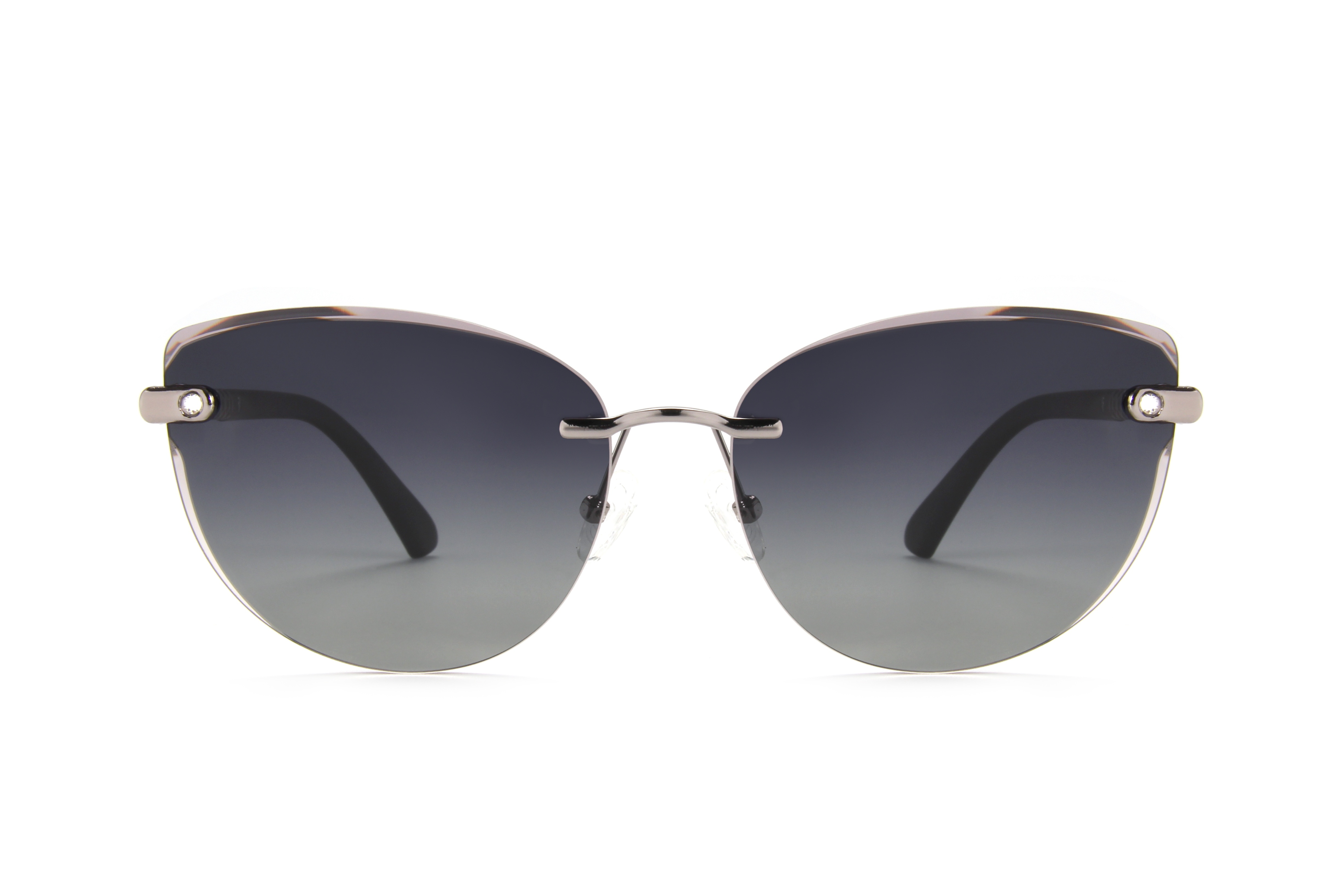 RIANOVA PC polarized sunglasses borderless Rimless inlaid lenses with cut edges 2004