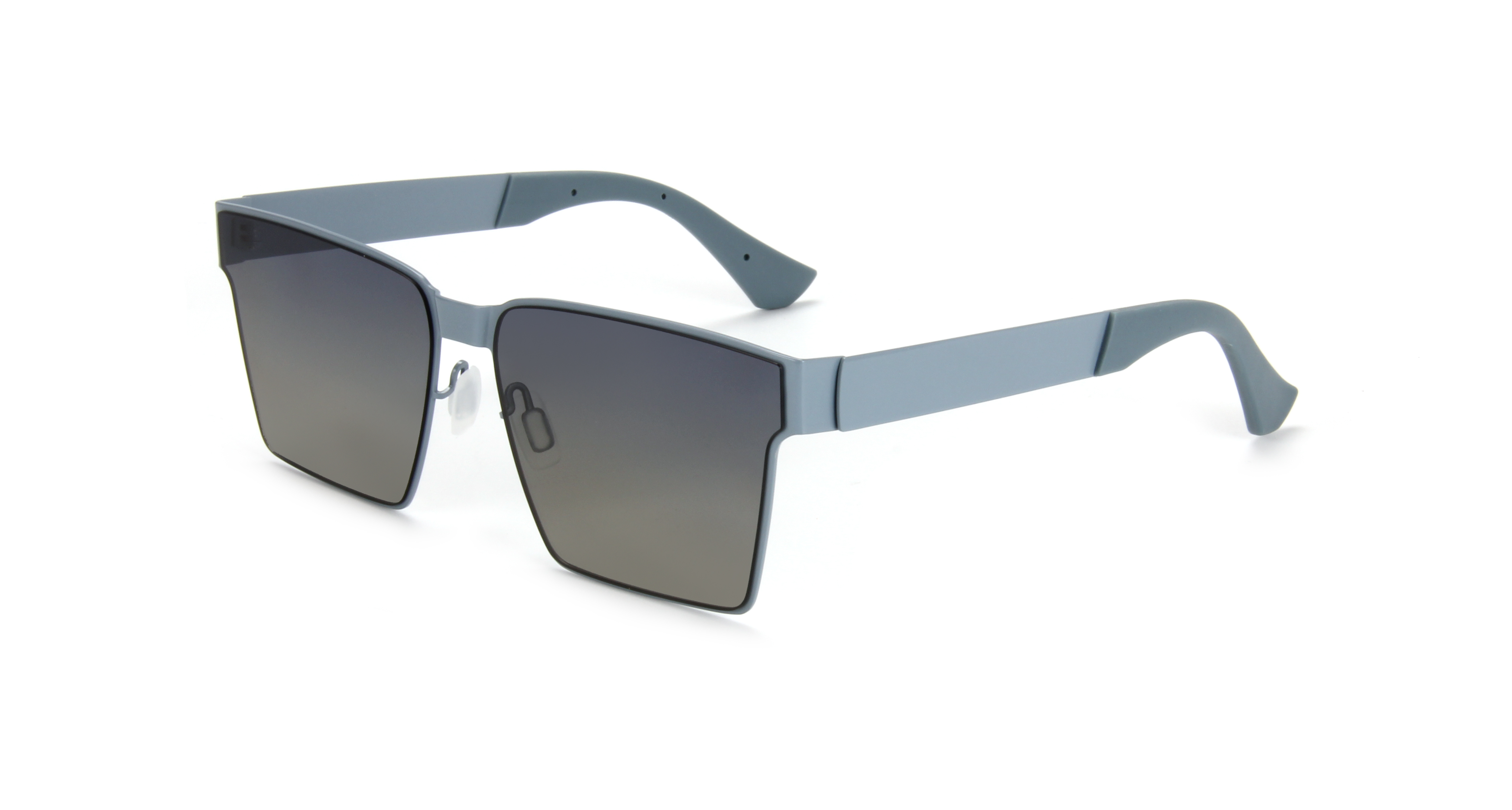 RIANOVA PC polarized sunglasses Square Frame Simple Driving Sunglasses 6032