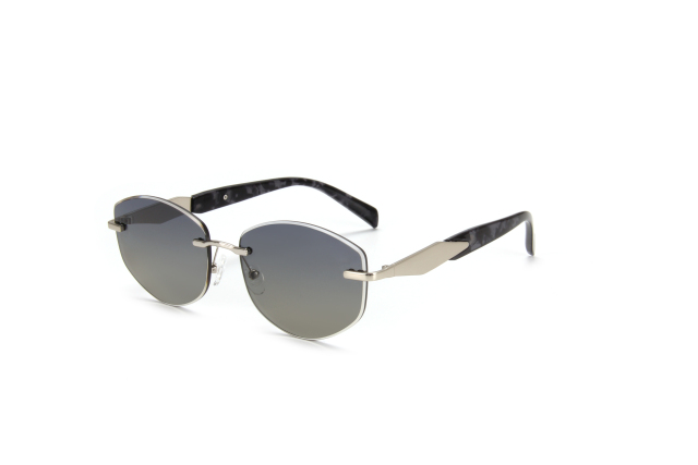 RIANOVA PC polarized sunglasses Rimless Metal Sunglasses 6028