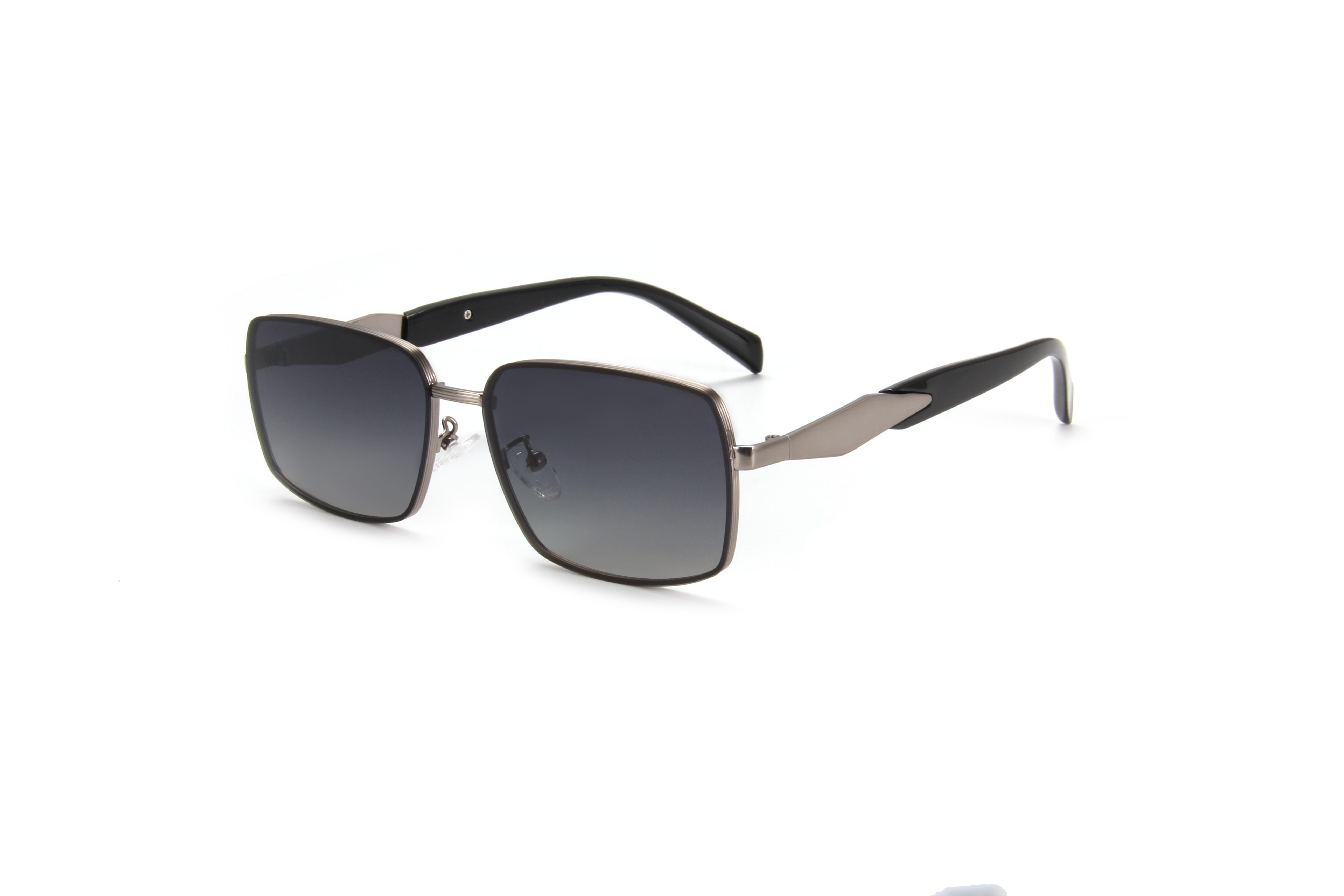 RIANOVA PC polarized sunglasses Square metal frame Sunglasses 6031