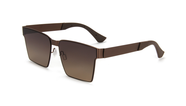 RIANOVA PC polarized sunglasses Square Frame Simple Driving Sunglasses 6032