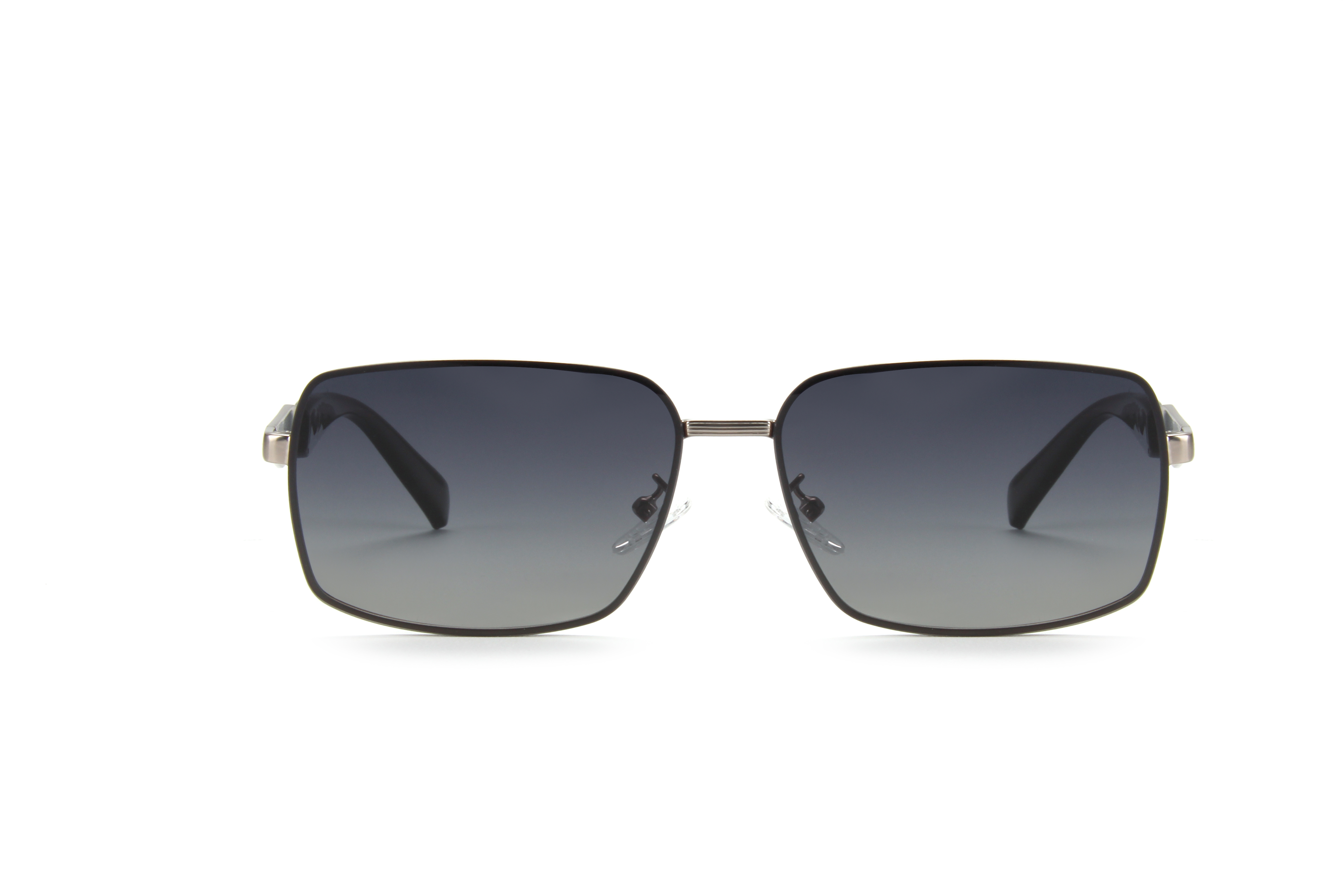 RIANOVA PC polarized sunglasses Square metal frame Sunglasses 6031