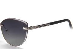 RIANOVA PC polarized sunglasses borderless Rimless inlaid lenses with cut edges 2004