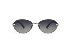 RIANOVA PC polarized sunglasses Elliptical lens inlaid with glitter sunglasses 6041