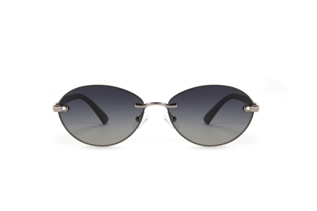 RIANOVA PC polarized sunglasses Elliptical lens inlaid with glitter sunglasses 6041