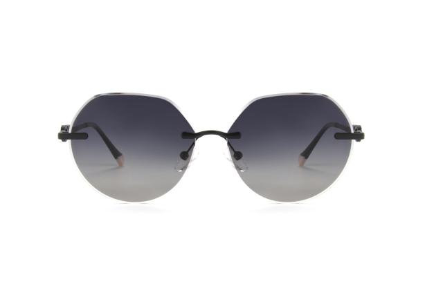 RIANOVA PC polarized sunglasses Circular borderless metal sunglasses 6038