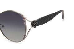 RIANOVA PC polarized sunglasses Round frame driving sunglasses 6034
