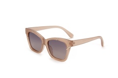 LEKE Polarized sunglasses Square frame solid color simple sunglasses 18617