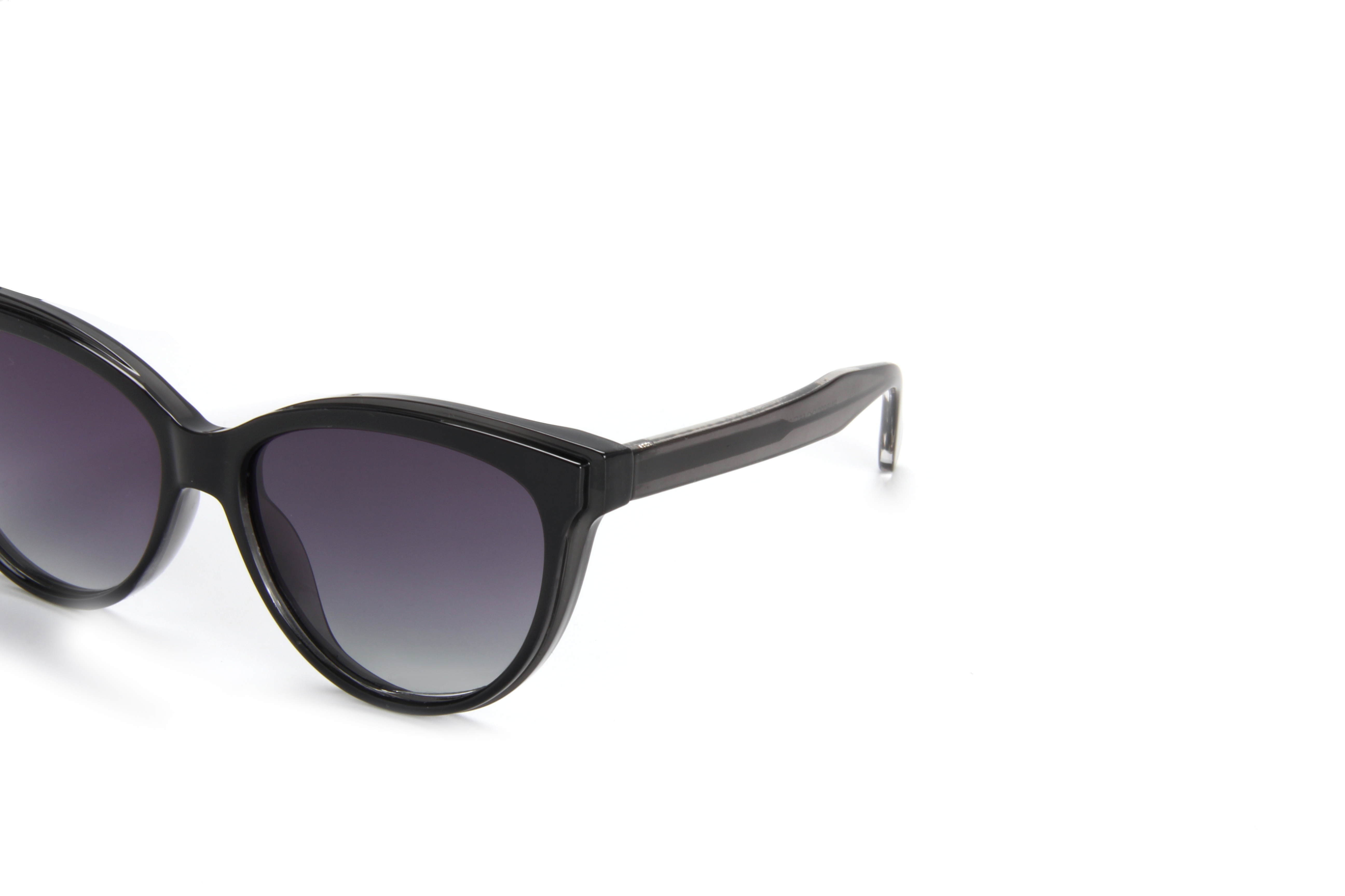RIANOVA Polarized sunglasses Women's Half Round Mirror Leg Insert Sunglasses 8020