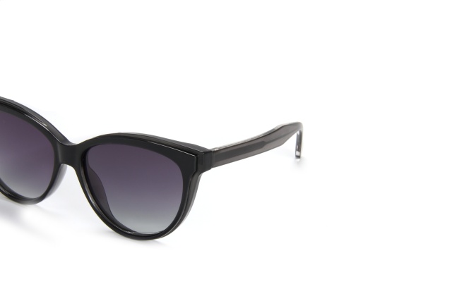 RIANOVA Polarized sunglasses Women's Half Round Mirror Leg Insert Sunglasses 8020