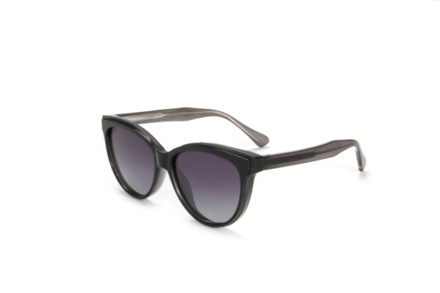RIANOVA Polarized sunglasses Women's Half Round Mirror Leg Insert Sunglasses 8020