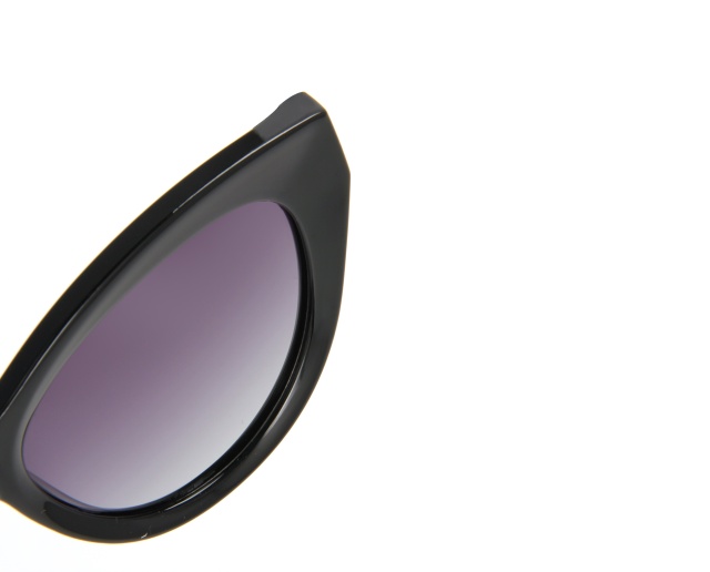 RIANOVA cat's eye polarized sunglasses Women's mirror leg pin sunglasses 8019