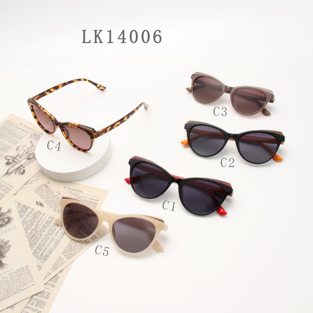 LEKE Polarized sunglasses cat eyes sunglasses14006